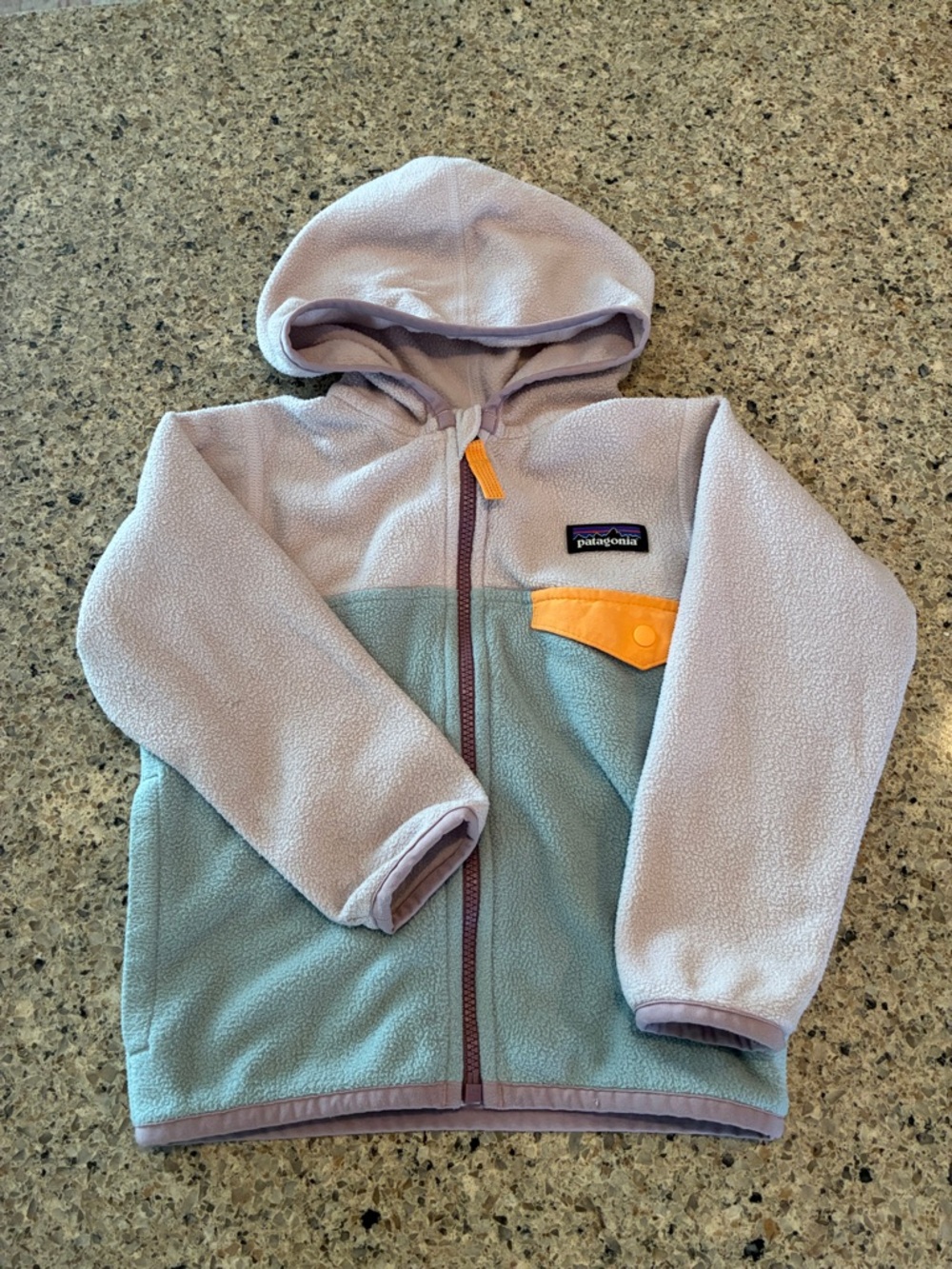 2T Patagonia Snap-T Microfleece Hooded Jacket